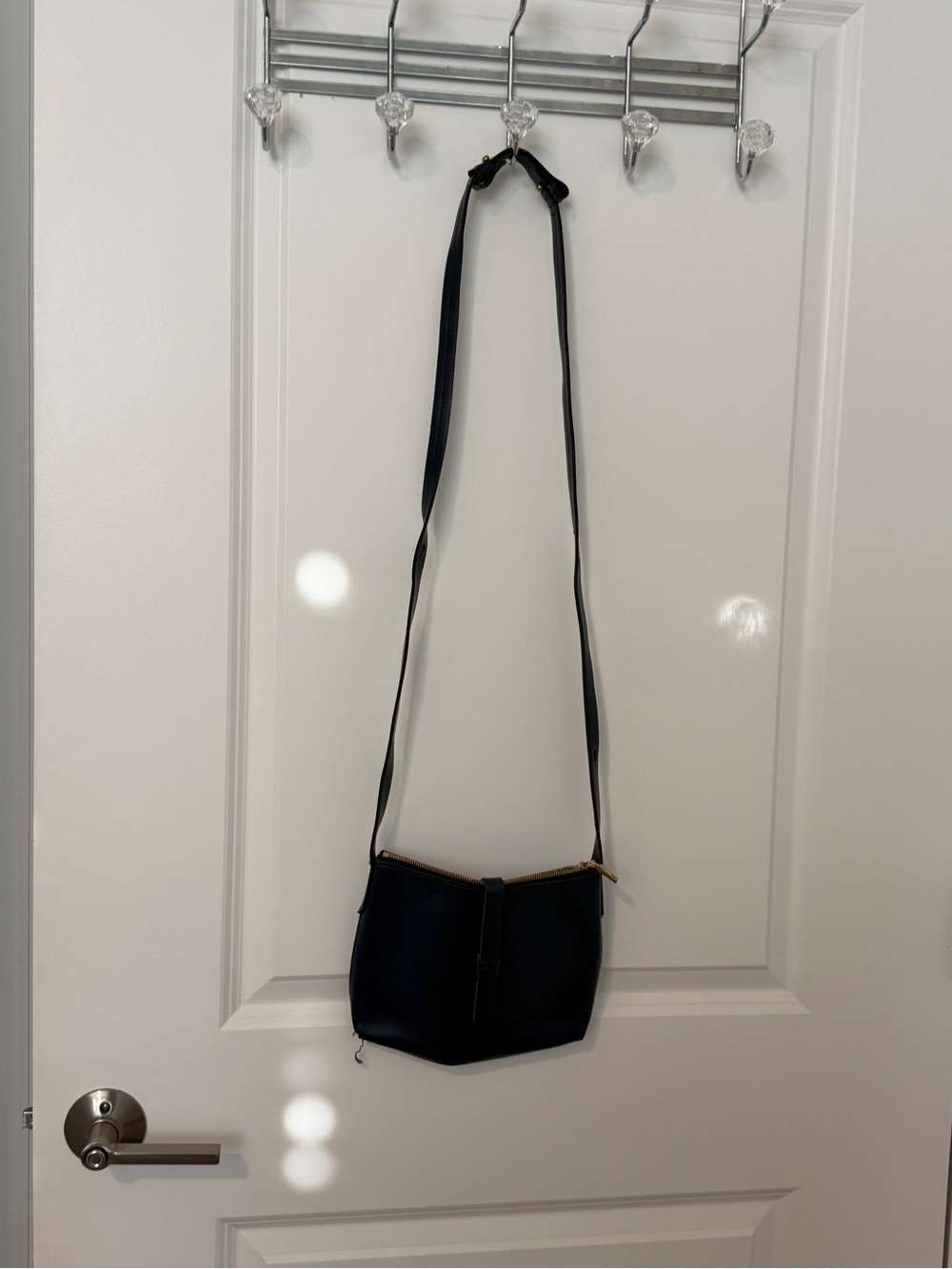 Classic Navy blue Crossbody Bag - Sleek Everyday Shoulder Purse